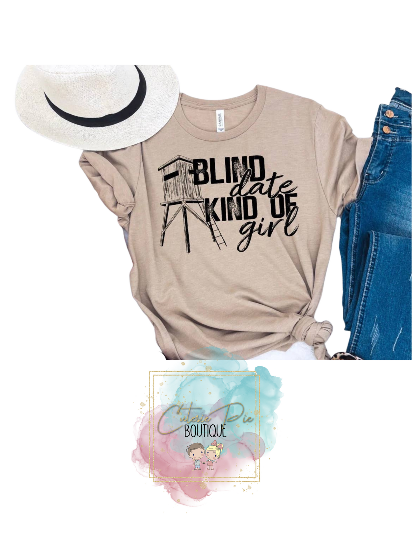 Adult T-shirt = Blind Date Kind of Girl