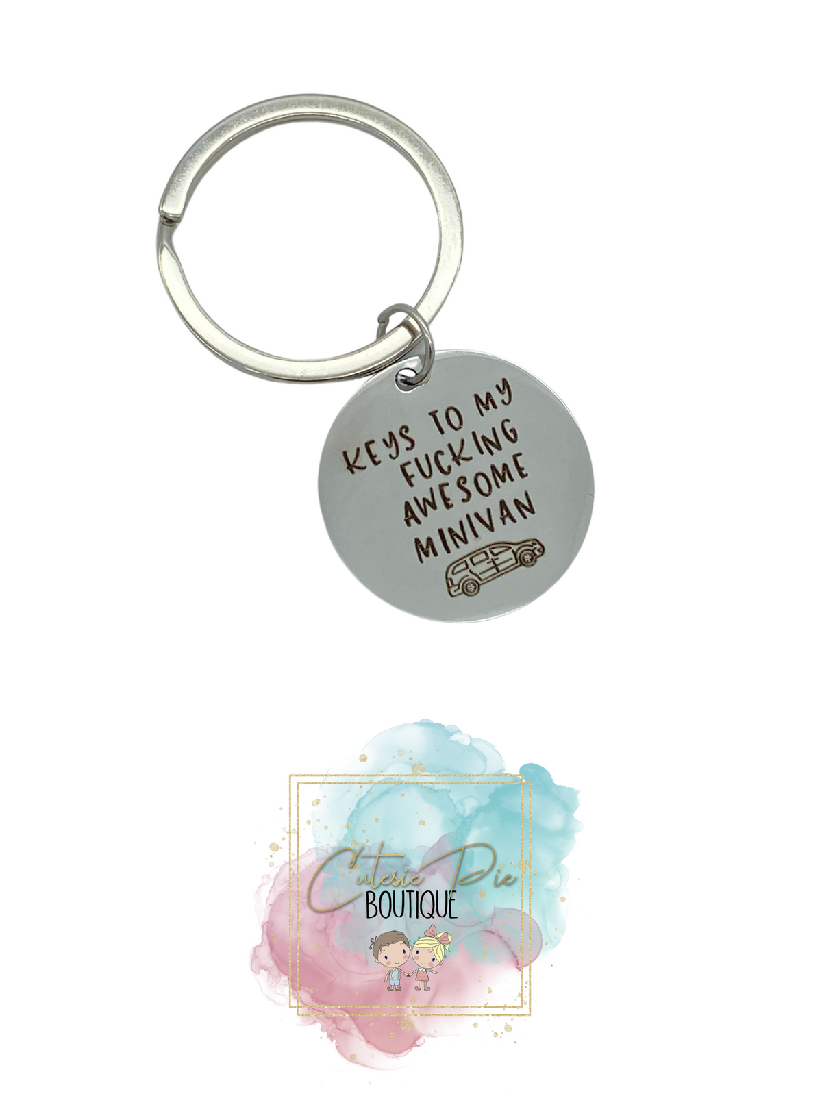 Inspirational & Funny Quote Keychain | Bag Charm & Keychain Accessory