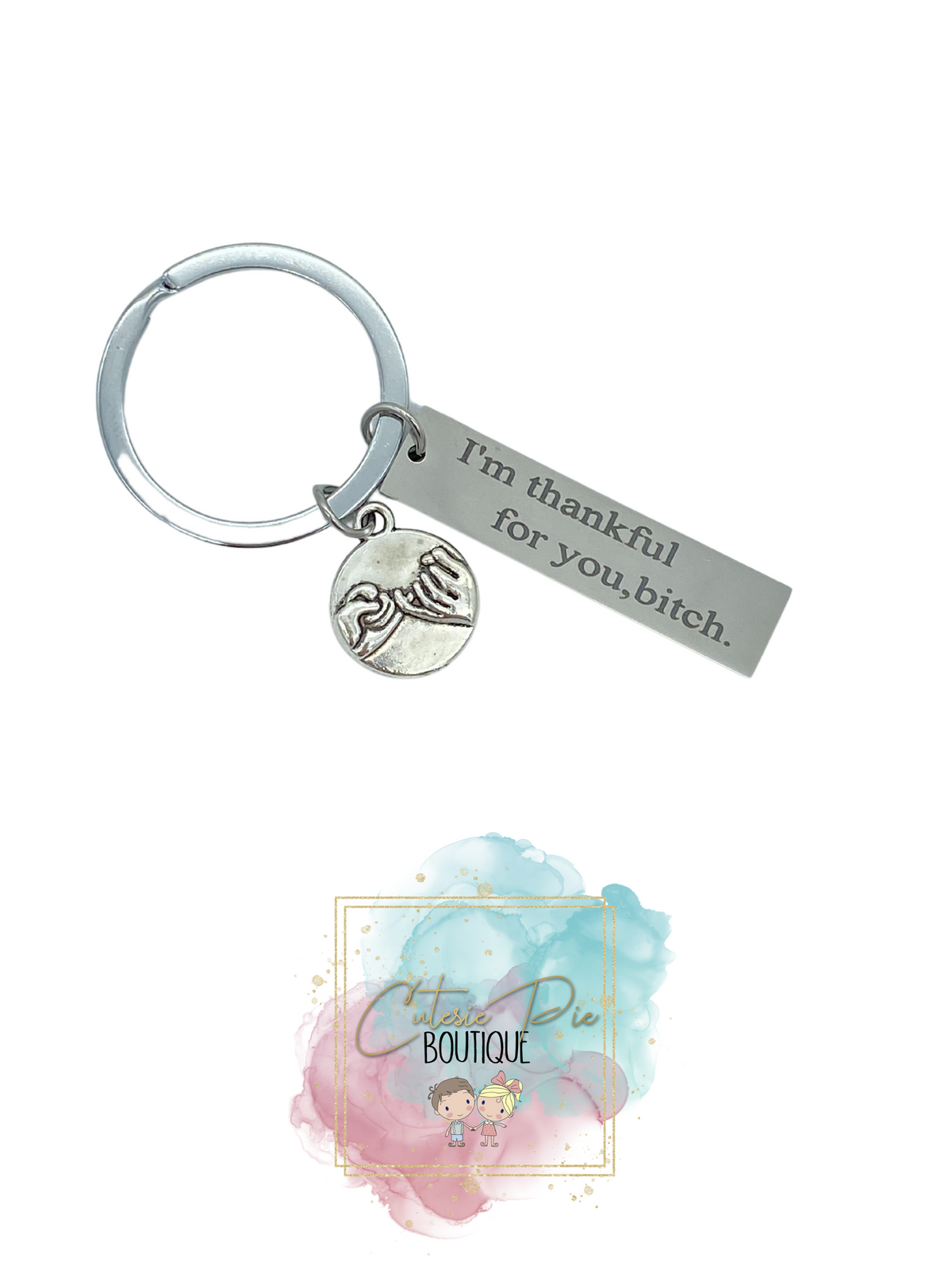 Inspirational & Funny Quote Keychain | Bag Charm & Keychain Accessory