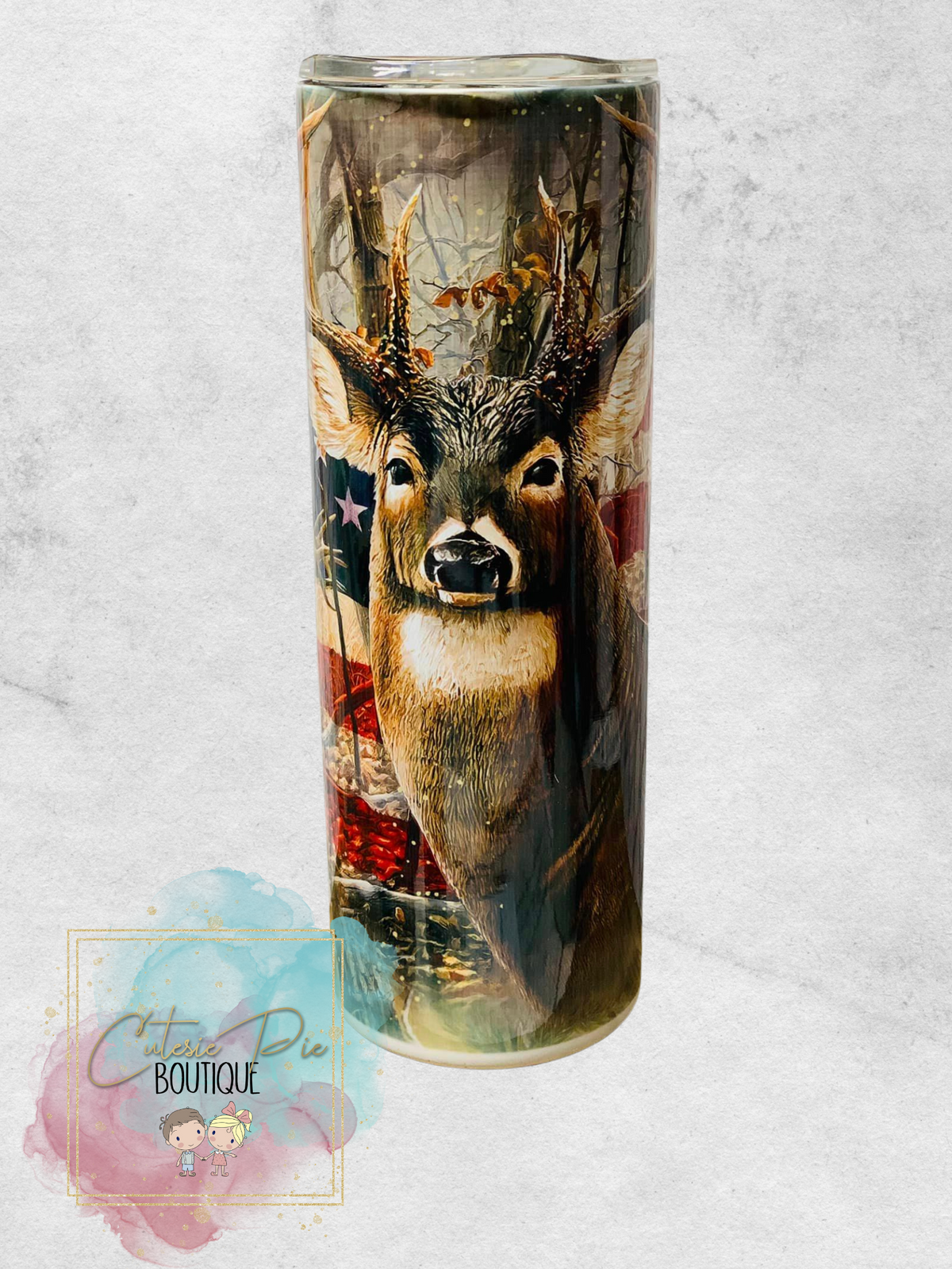 20 oz Stainless Tumbler Cup - comes w/ Straw!