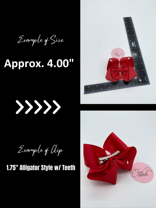 4" Everyday Hair Bow
