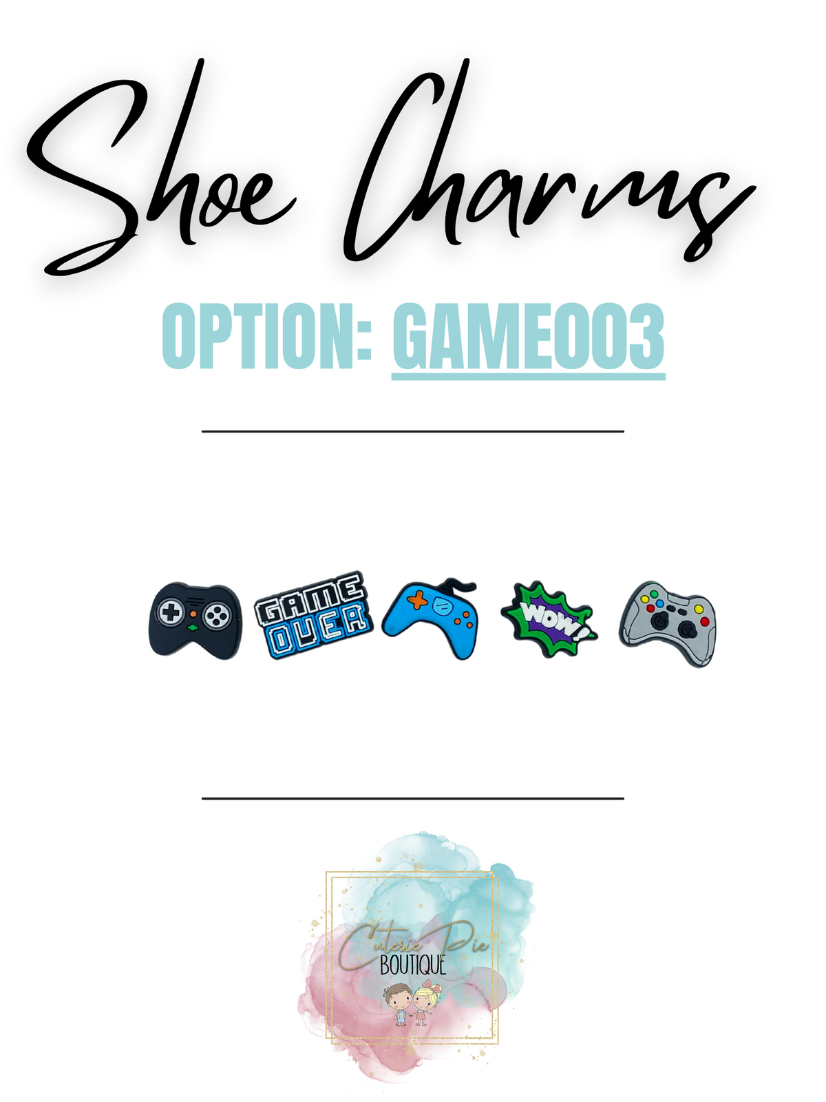 Shoe Charm Set | 5 Piece Assorted Collection