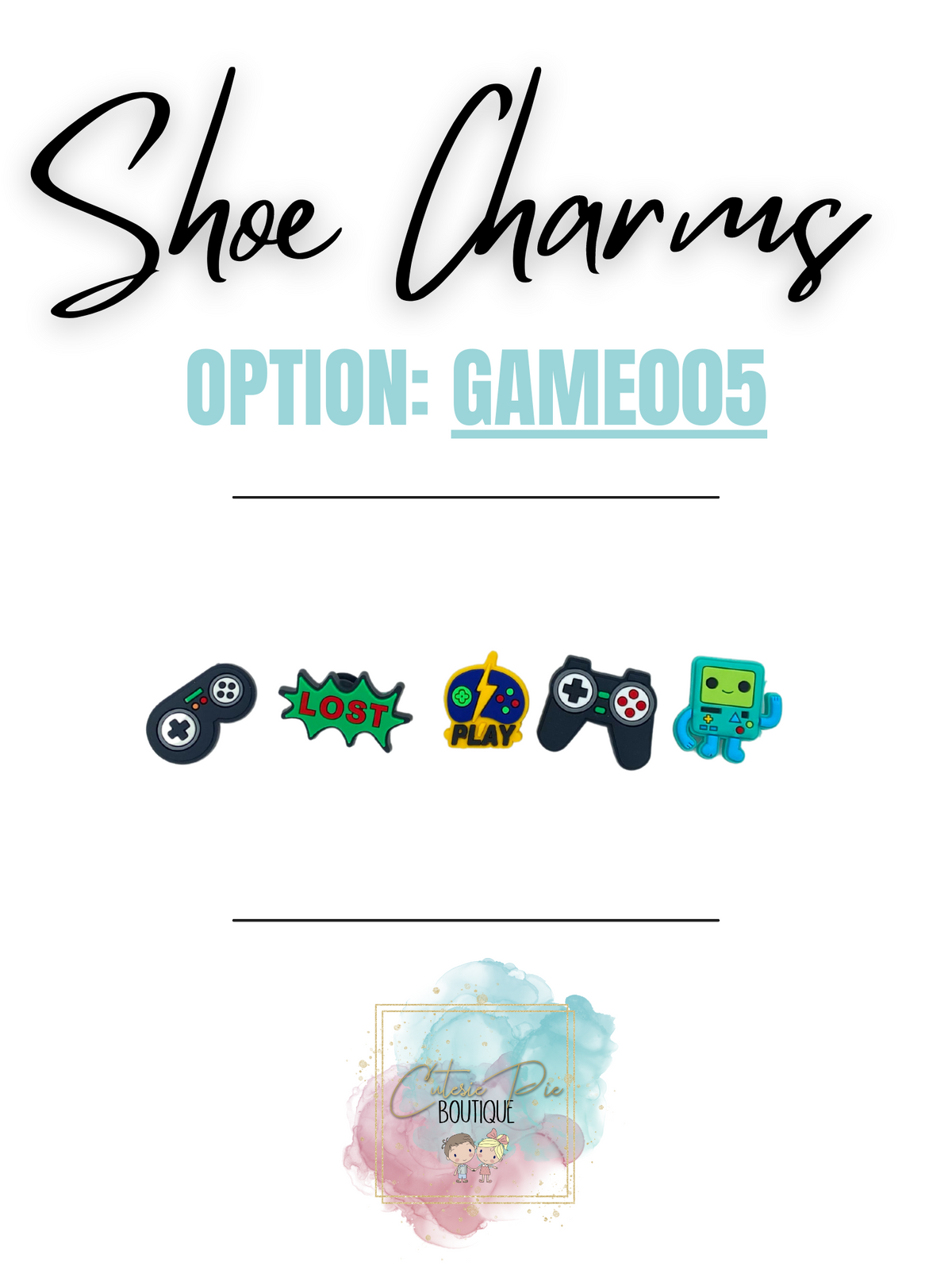 Shoe Charm Set | 5 Piece Assorted Collection