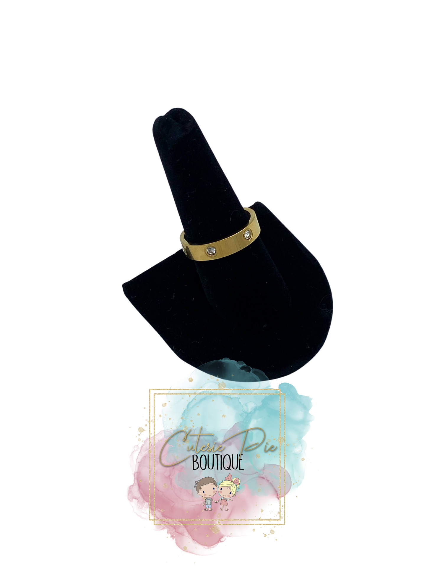 STAINLESS JEWELRY - BLING RING