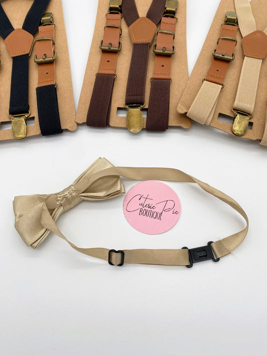 Suspender and Bowtie SET