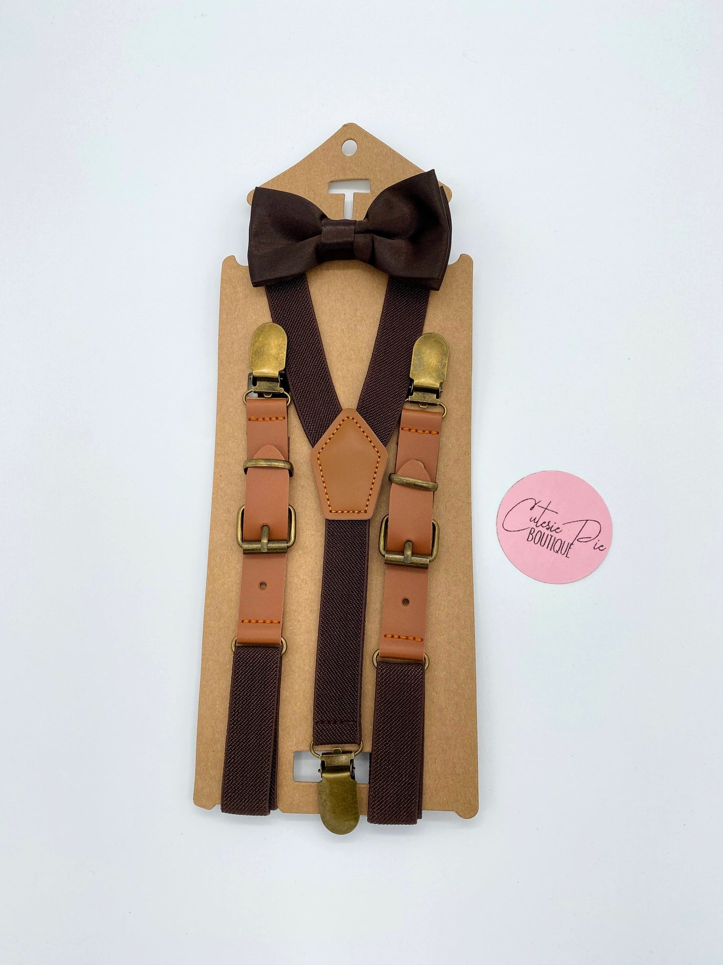 Suspender and Bowtie SET
