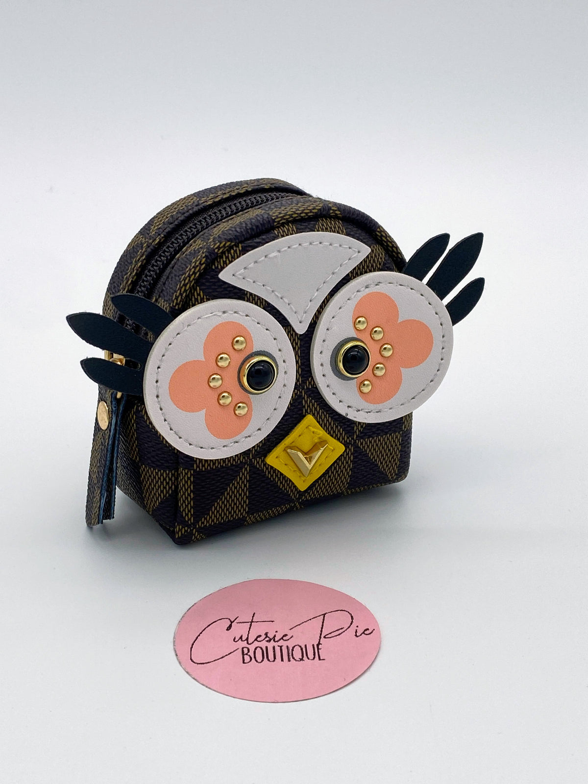 Owl Mini Backpack Charm Pouch | Bag Charm & Keychain Accessory