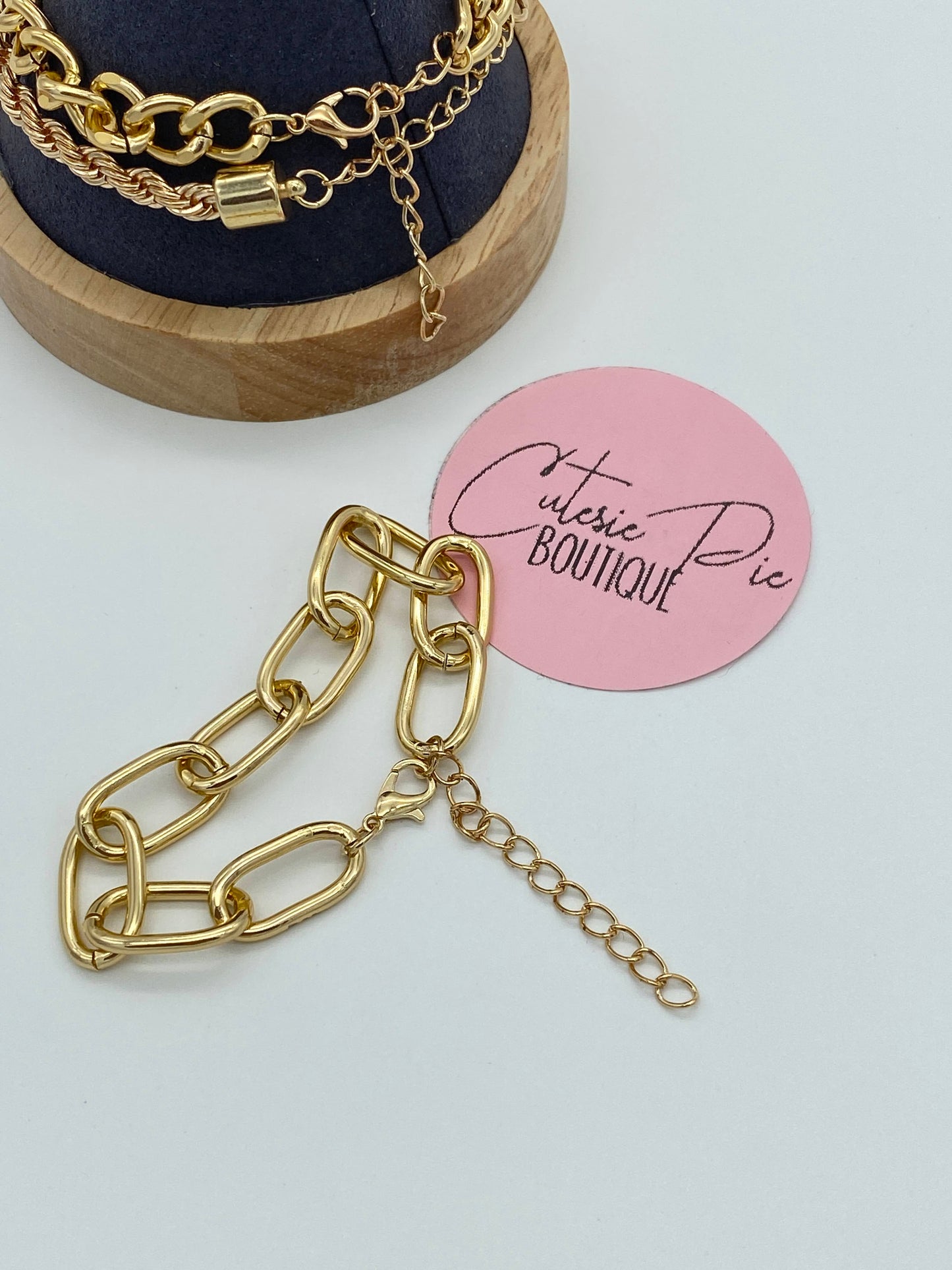 STAINLESS JEWELRY - Bracelet Stack 4PC SET