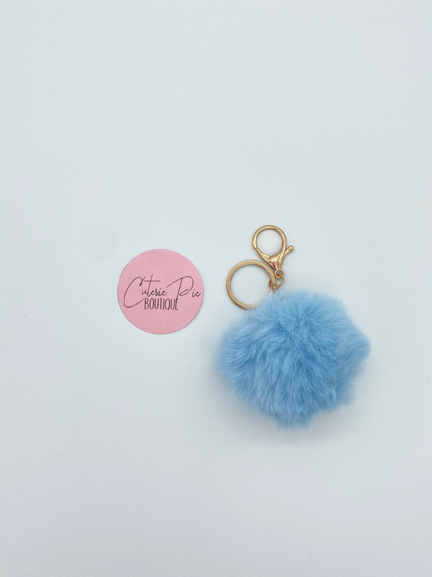 Pom Pom Keychain