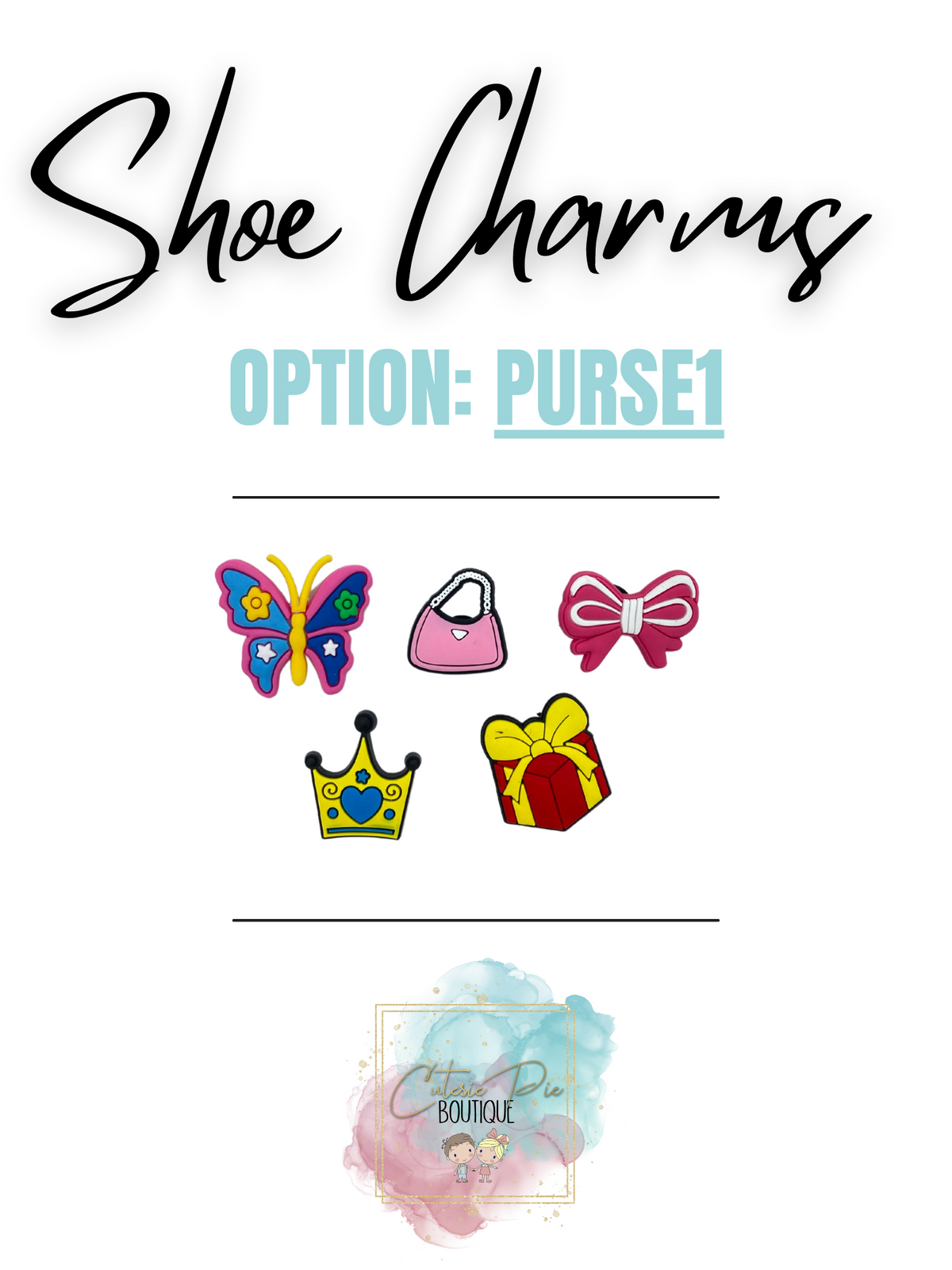 Shoe Charm Set | 5 Piece Assorted Collection