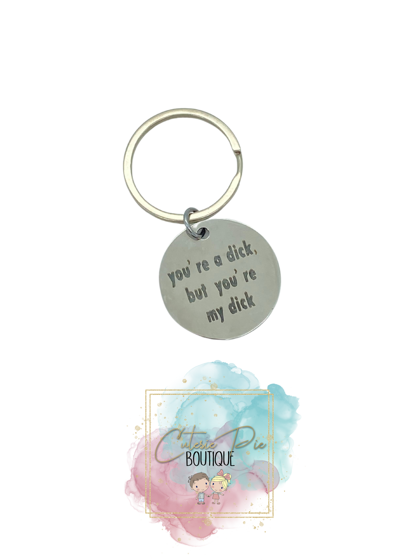 Keychain w/ Inspirational or Funny Quotes