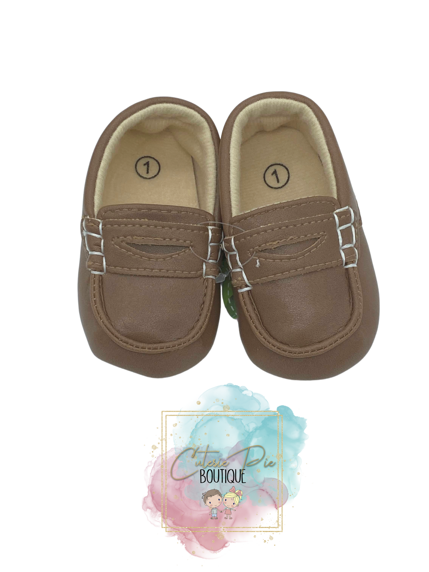 Baby Penny Loafer Shoes { Brown }