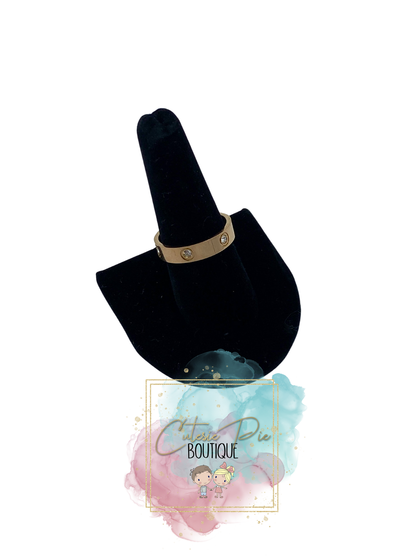 STAINLESS JEWELRY - BLING RING