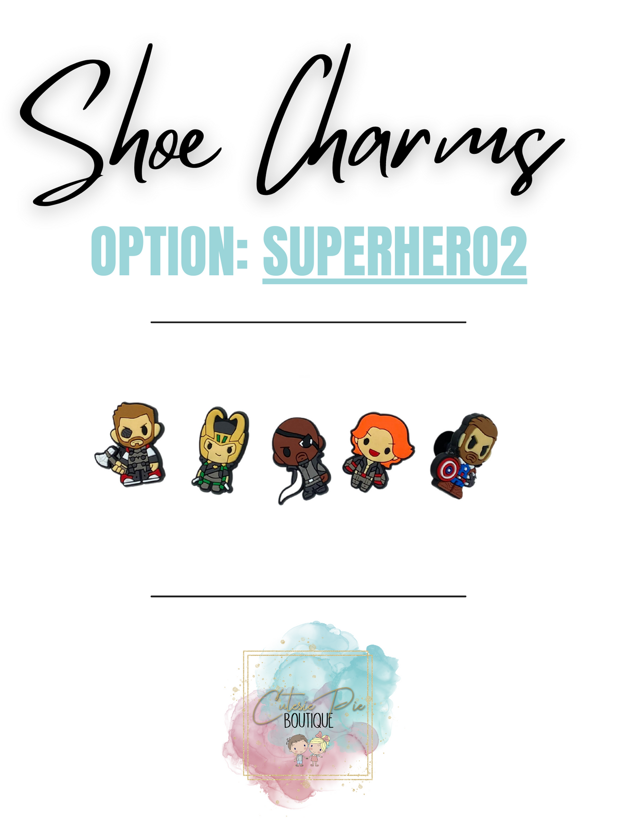 Shoe Charm Set | 5 Piece Assorted Collection