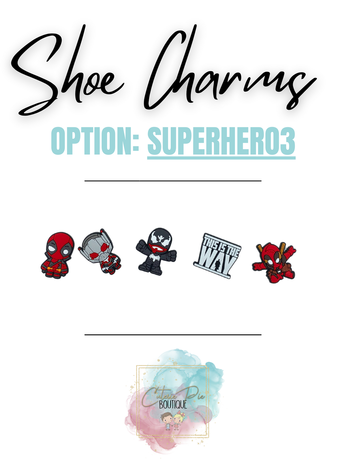 Shoe Charm Set | 5 Piece Assorted Collection