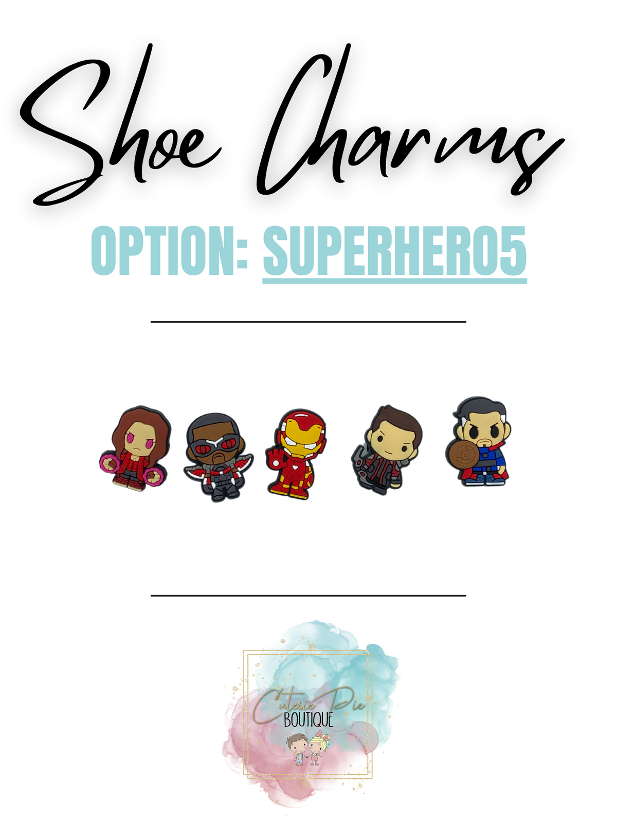 Shoe Charm Set | 5 Piece Assorted Collection