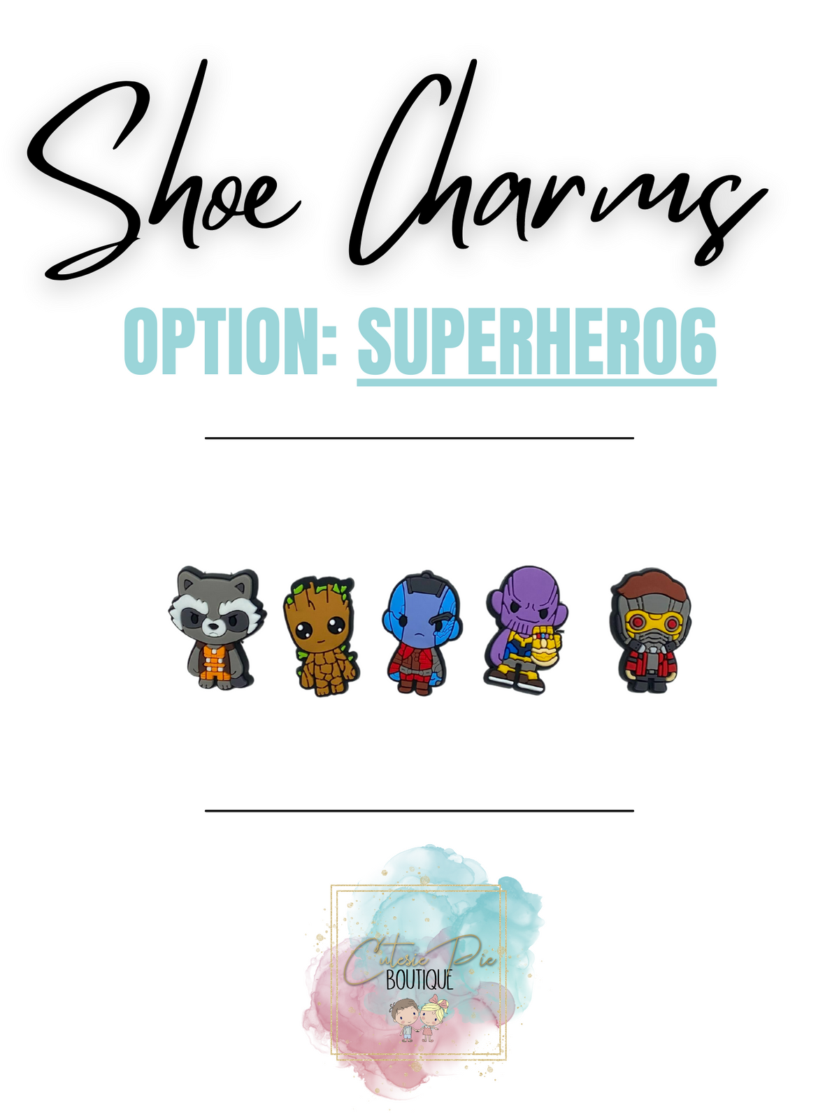 Shoe Charm Set | 5 Piece Assorted Collection