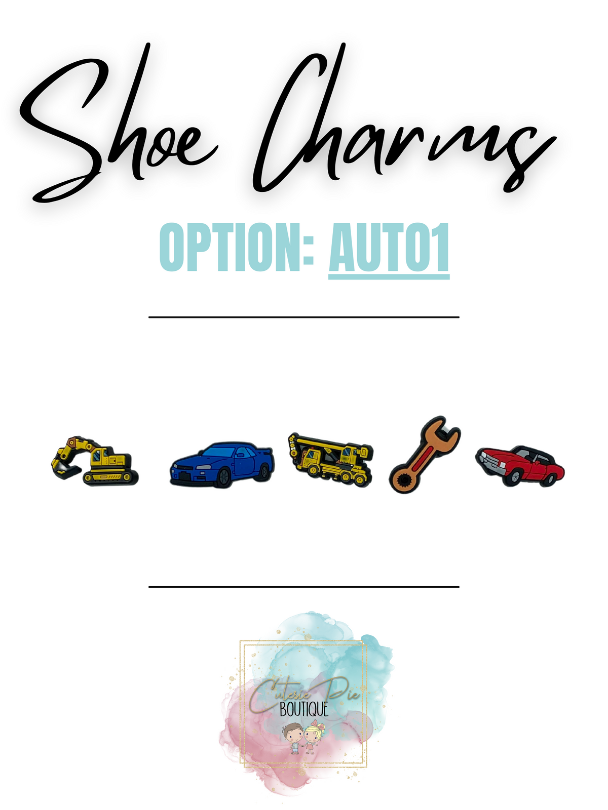 Shoe Charm Set | 5 Piece Assorted Collection