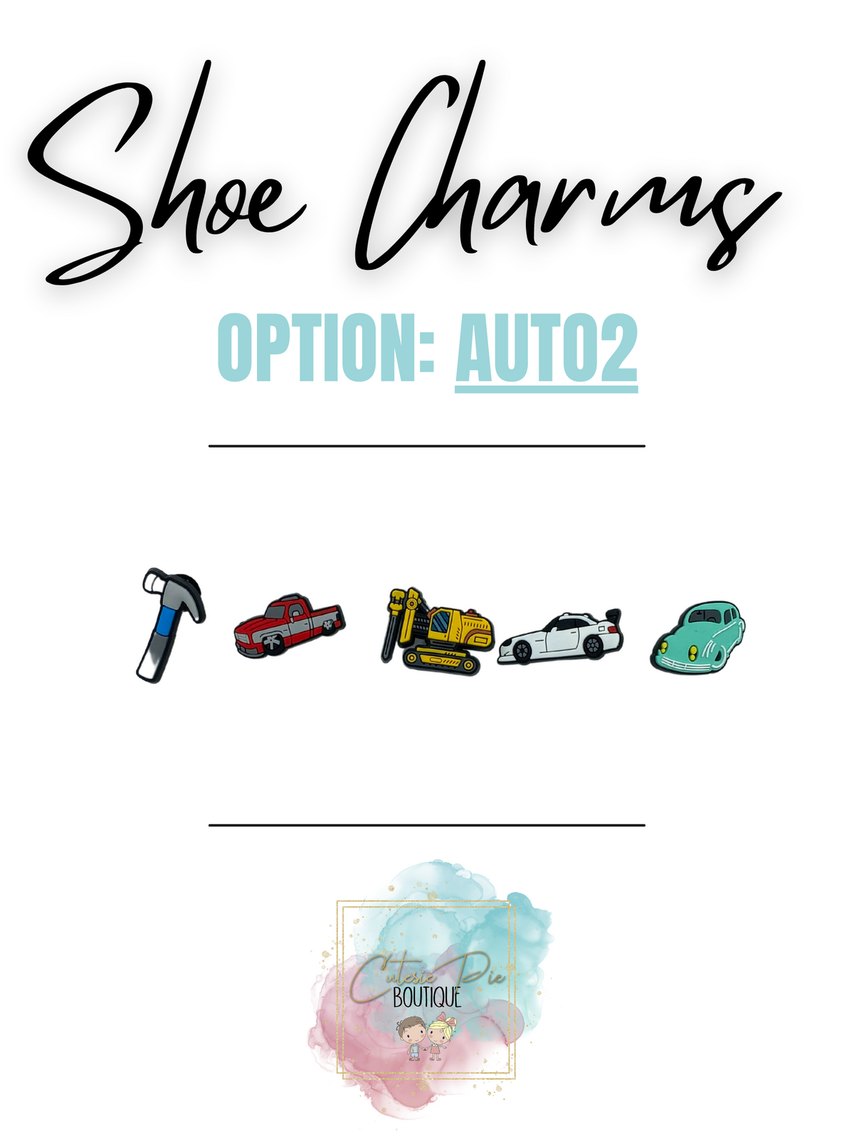 Shoe Charm Set | 5 Piece Assorted Collection