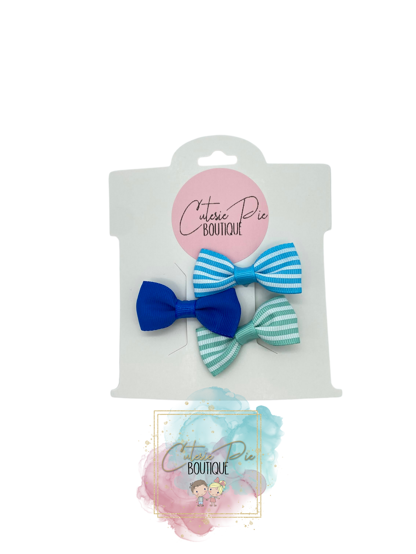 2" Hair Bows - 3 PACK