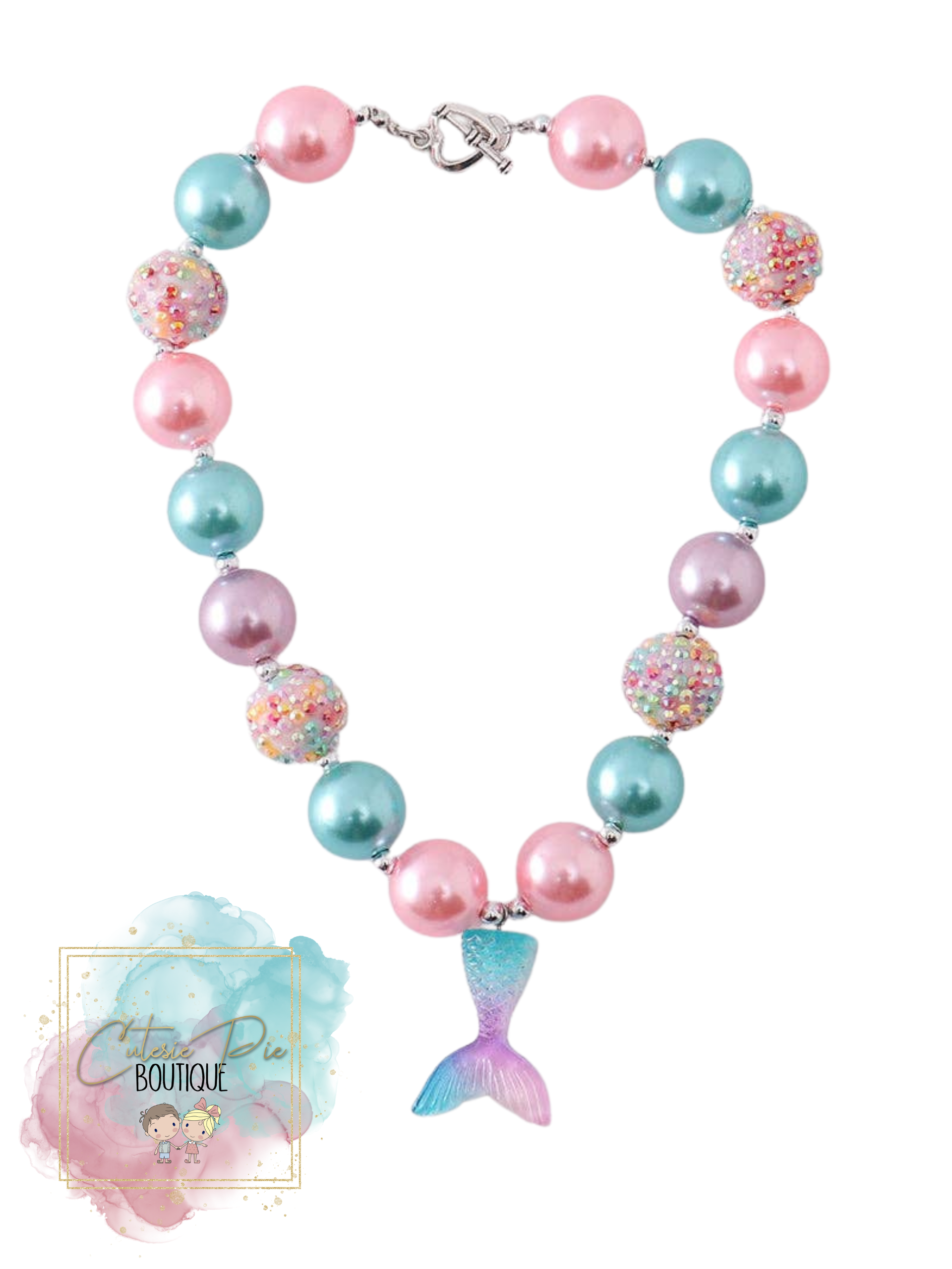 Mermaid Chunky Bead Necklace