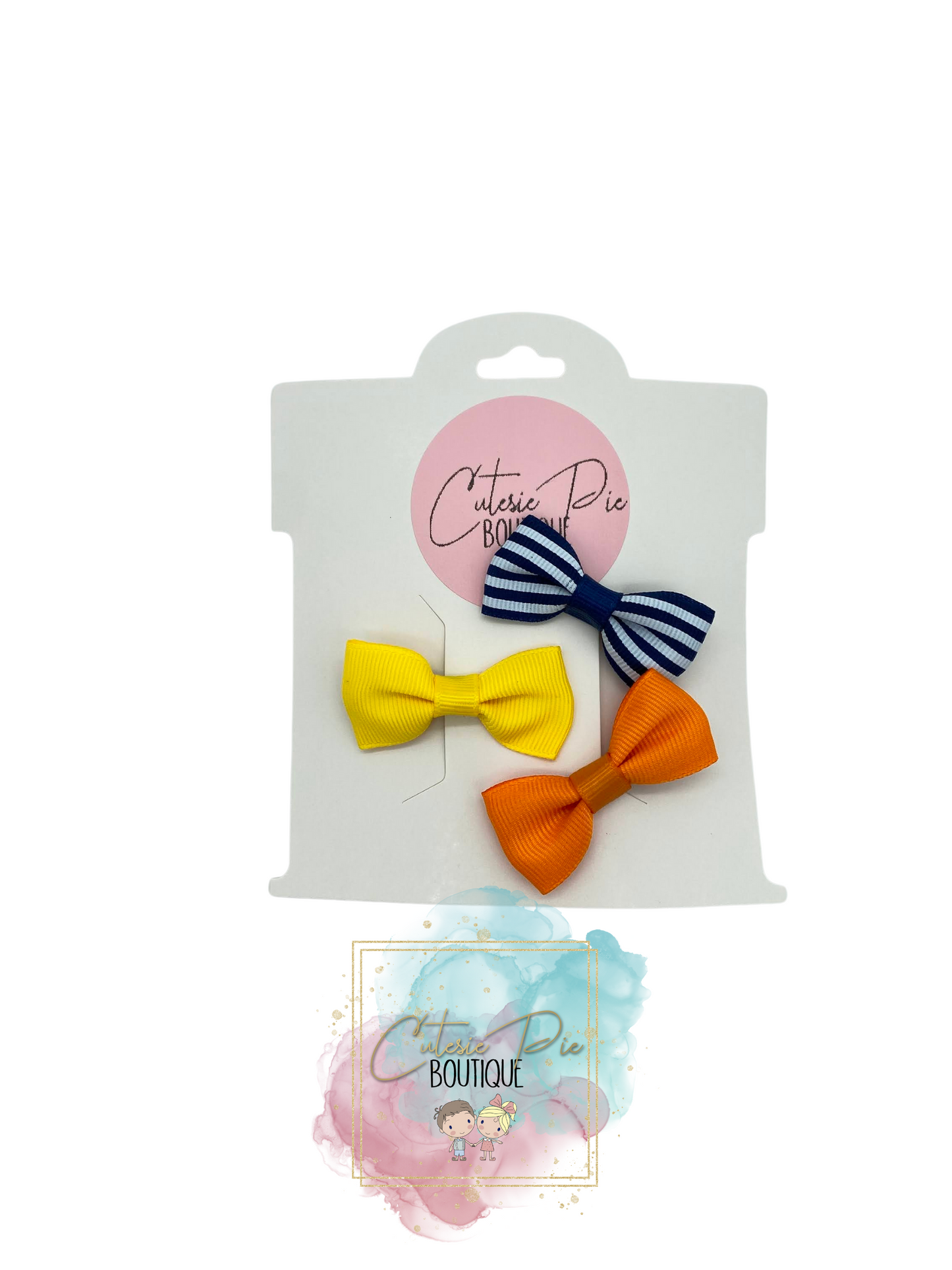 2" Hair Bows - 3 PACK