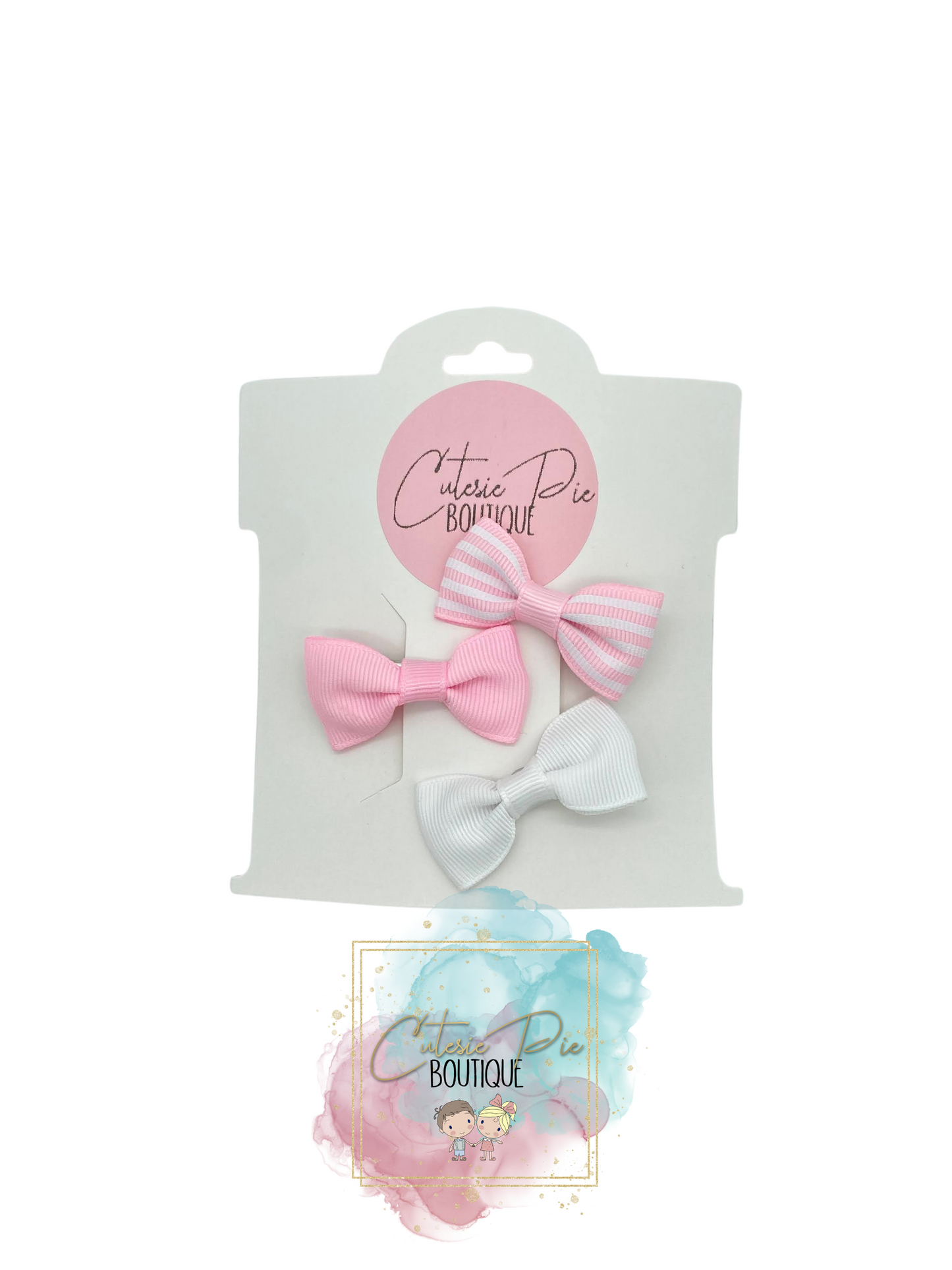 2" Hair Bows - 3 PACK