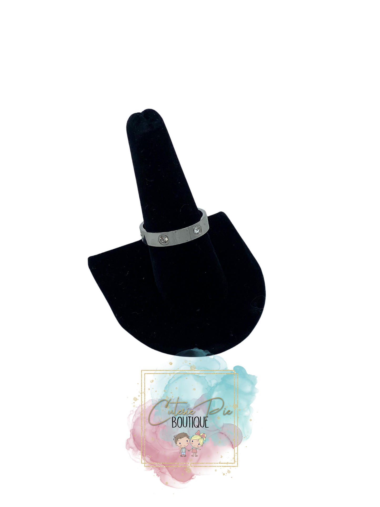 STAINLESS JEWELRY - BLING RING