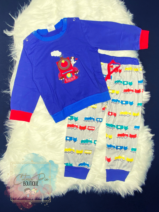Boys Train Comfy SET - Pajama - Lounge