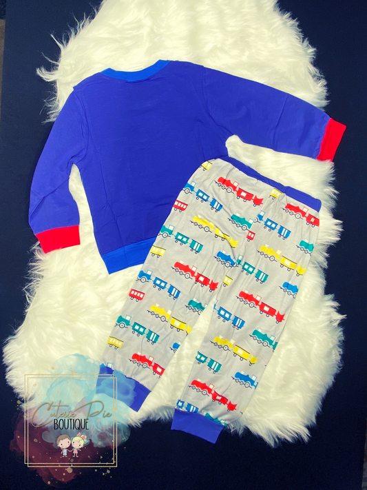Boys Train Comfy SET - Pajama - Lounge