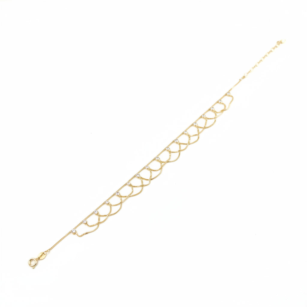 Bali Lace Anklet | 18K Gold Filled