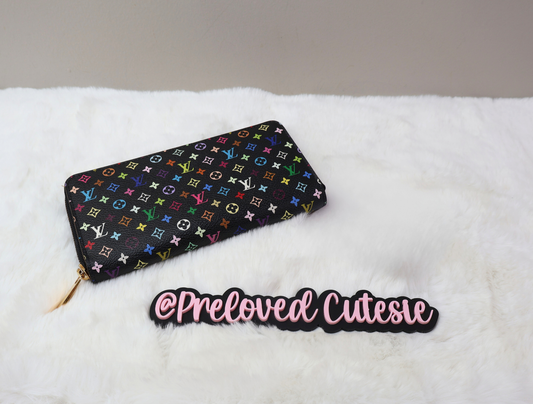 Louis Vuitton | Zippy Wallet | Monogram Multicolore | Black