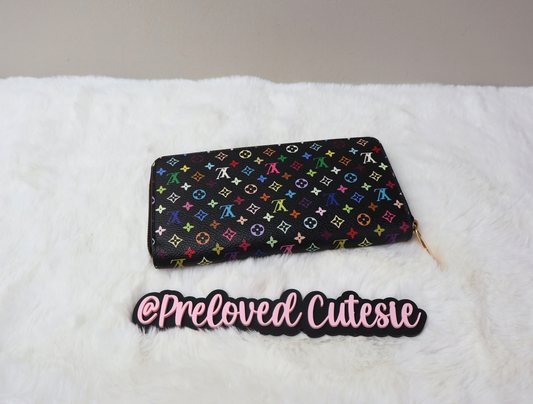 Louis Vuitton | Zippy Wallet | Monogram Multicolore | Black