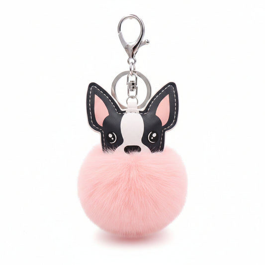 French Bulldog Pom Pom | Bag Charm & Keychain Accessory