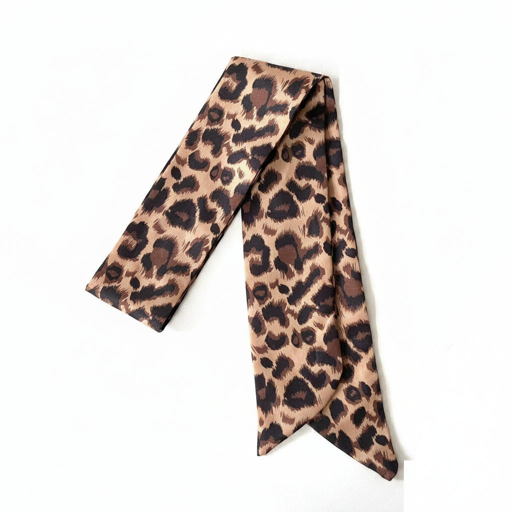 Animal Print Collection Twilly Scarf | Bandeau, Purse Handle Wrap & Bag Accessory