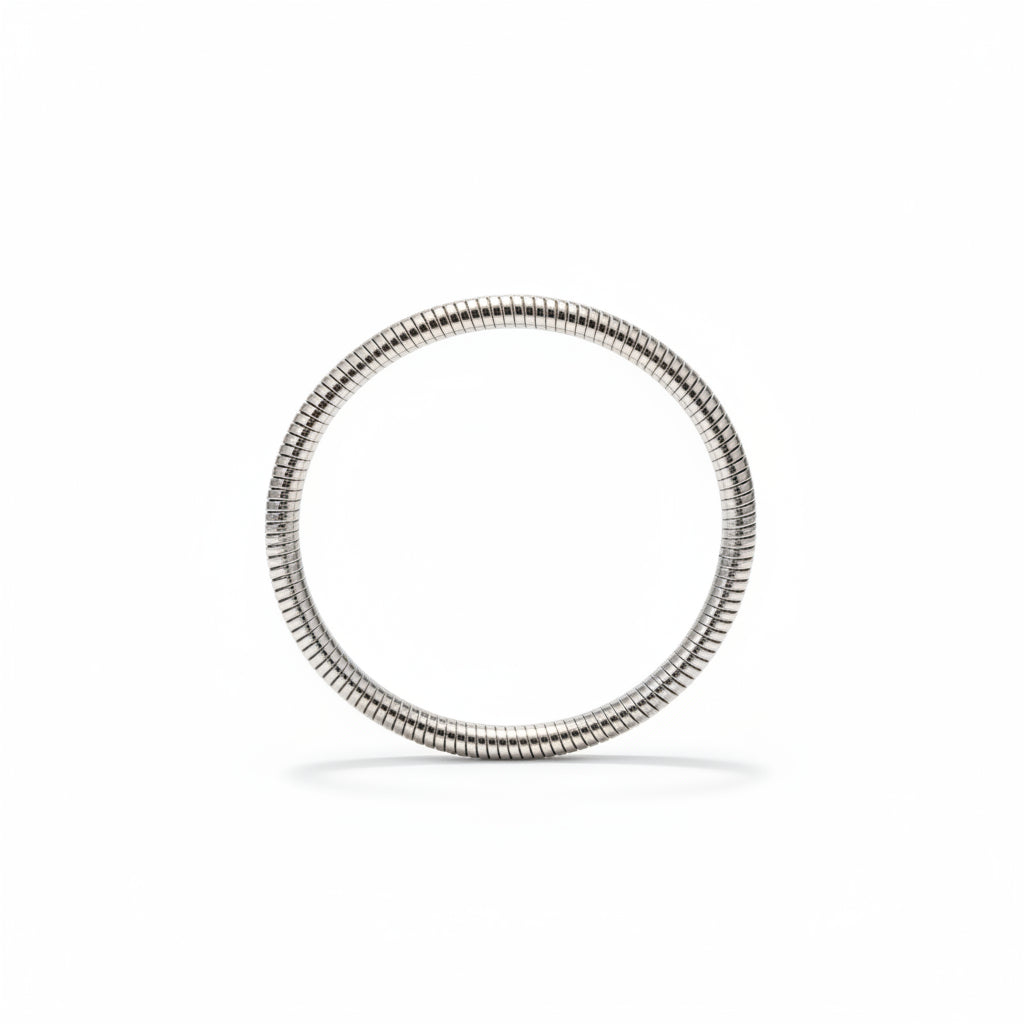 Snake Chain Bangle Bracelet | 18K Gold PVD or Steel | 304 Stainless Steel