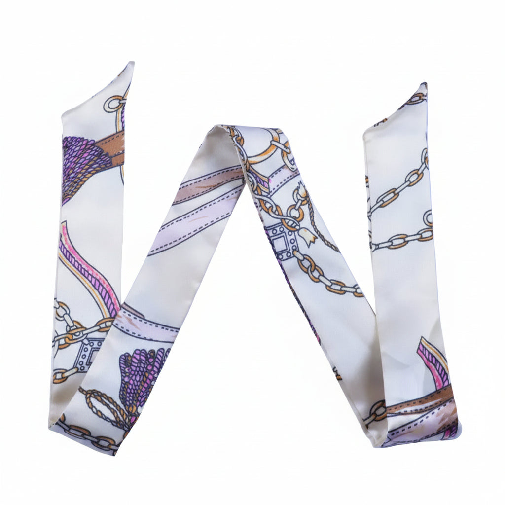 Multi-Pattern Collection Twilly Scarf | Bandeau, Purse Handle Wrap & Bag Accessory