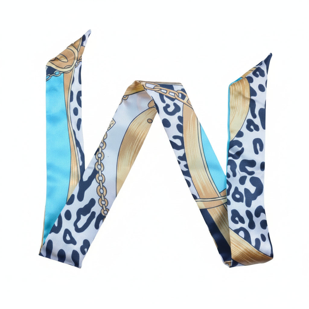 Animal Print Collection Twilly Scarf | Bandeau, Purse Handle Wrap & Bag Accessory