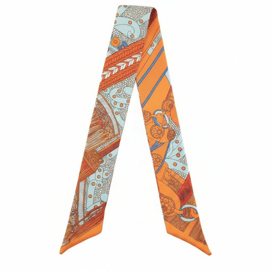 Celestial & Equestrian Twilly Scarf | Bandeau, Purse Handle Wrap & Bag Accessory