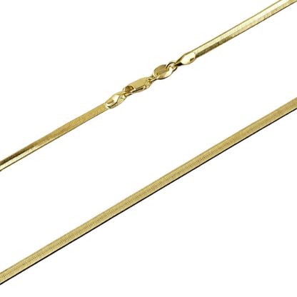Herringbone Chain Necklace | 3MM | 18K Gold-Filled