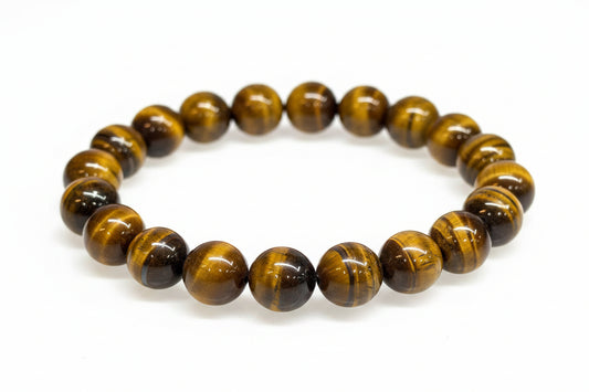 10mm Tiger's Eye | Natural Crystal Stretch Bracelet