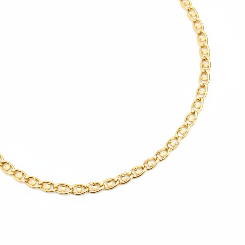 Detailed Mariner Anklet | 18K Gold Filled