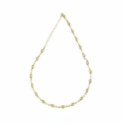 Marquise Opal Choker Necklace | 18K Gold Filled