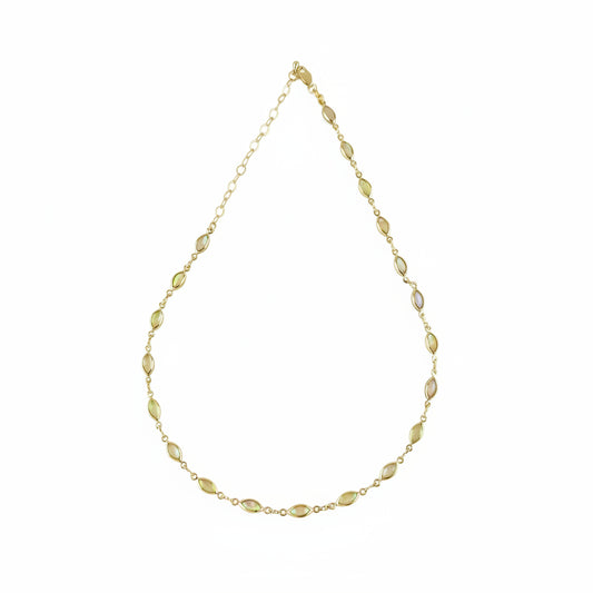 Marquise Opal Choker Necklace | 18K Gold Filled