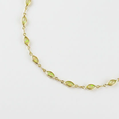Marquise Opal Bracelet | 18K Gold Filled