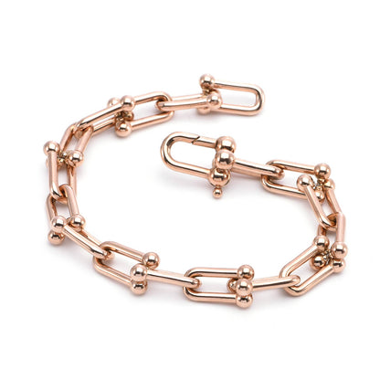 PREMIUM STAINLESS STEEL - BRACELET - HORSESHOE LINK