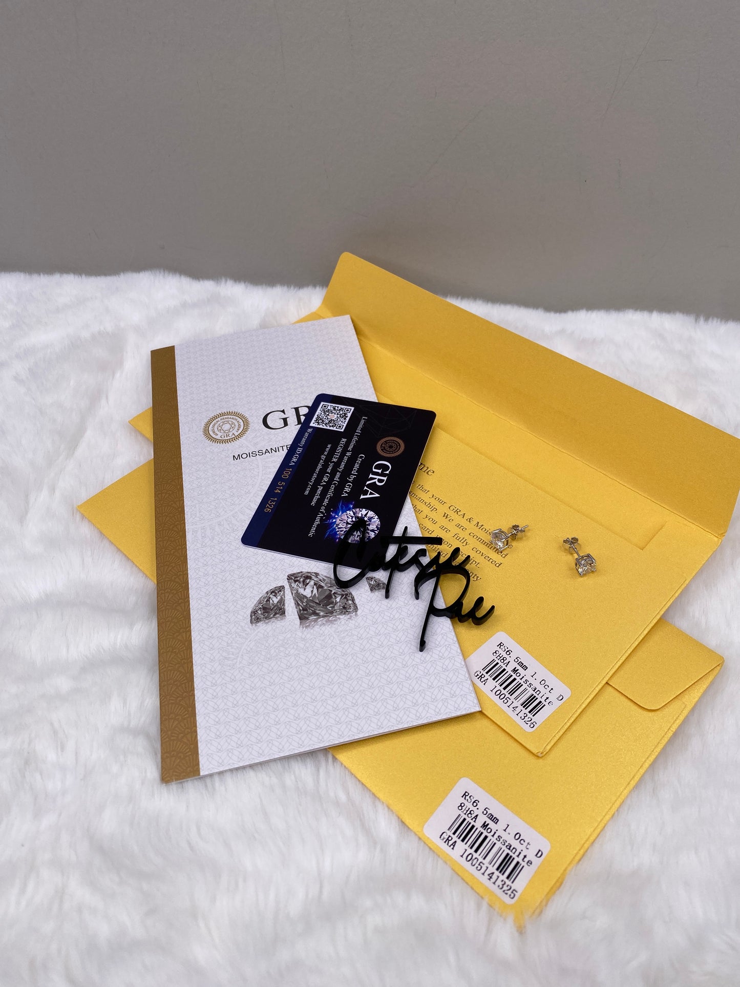Moissanite Round 4-Prong Stud Earrings | 1.0CT Each (2.0CT Total) | 950 Platinum over Sterling Silver | Certificate Included