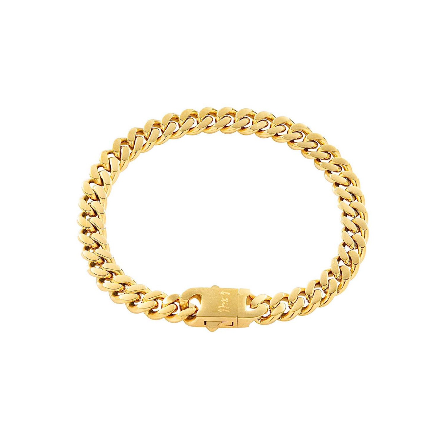 Premium Stainless Steel | 8MM Cuban Bracelet | Gold
