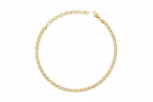 Detailed Mariner Anklet | 18K Gold Filled