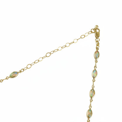 Marquise Opal Choker Necklace | 18K Gold Filled
